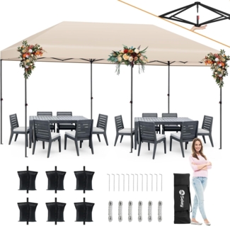 Sekey One-Touch Pop Up Pavillon 3×6, creme