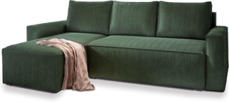 Masseno Ecksofa POTARO mit Schlaffunktion L-Form, Sofa mit Bettkasten