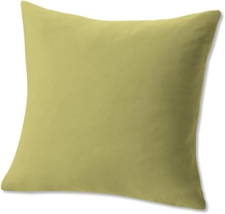 Estella Fein Jersey Kissenhülle 80x80 cm Atelier Jersey-Kissen lind