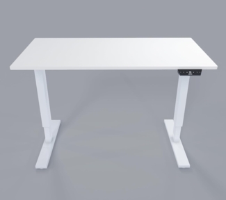 Bisley Home Tisch, Metall, Gestell 396 weiß Platte 005 weiß, Medium