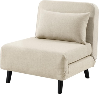 ATLANTIC home collection Sessel Robby, inkl. Bettfunktion, mehrfach verstellbar, Strukturbezug