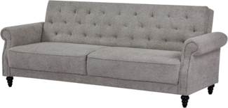 riess-ambiente 3-Sitzer MAISON BELLE AFFAIRE 220cm greige · Schlafsofa mit Bouclé-Bezug, Einzelartikel 1 Teile, Couch mit Bettfunktion · 3-stufig verstellbar · Chesterfield Design