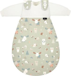 Alvi Baby-Mäxchen 3-teilig Schlafsack mit Innensack Baby Forest Größe 56/62