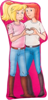 United Labels® Dekokissen Bibi & Tina - BFF Best Friends Forever Deko 50 x 20 cm