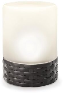 Solarleuchte Rattan Style, LED, Akku, H=15cm, wetterfest
