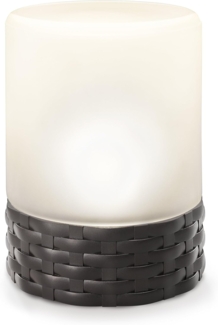 Solarleuchte Rattan Style, LED, Akku, H=15cm, wetterfest