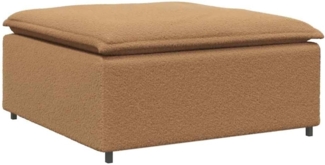vidaXL Modulares Sofa Fußhocker-Modul Beige 100x100x48 cm 4104506