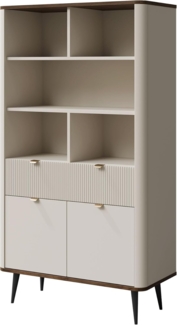Regal Rotevio 1S2D RE05 (Farbe: Cashmere / Cashmere + Nuss)