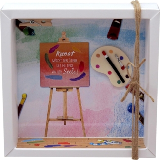 ZauberDeko Geschenkbox Geldgeschenk Malen Kunst Basteln Kreativität Geburtstag Künstler