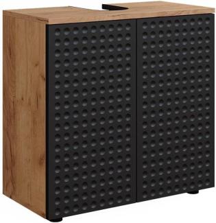 Vicco Waschbeckenunterschrank Irma Eiche Anthrazit 60 x 59 cm Badezimmer