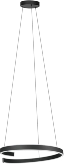 Eglo 900404 Hängeleuchte ANDABAIA-Z Alu, Stahl schwarz LED 42,5W 3000-6500K H:154cm Ø60cm dimmbar mit Connect-Z Funktion