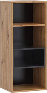 Hängeschrank Olier WISZPION OL08, Farbe: Weiß / Weiß + Artisan Eiche