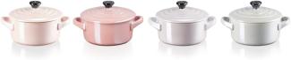 Le Creuset MINI-COCOTTE 4ER SET METALLICS ROSÉ