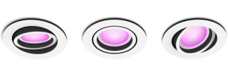 Philips Hue White&Col. Amb. Centura Einbausp 3flg weiß 3x4.2W.