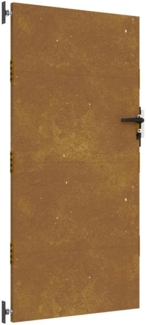 Gartentor 85x200 cm Cortenstahl 153261