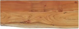 vidaXL Baumkante ohne Halterungen, Massivholz Akazie natur, 50 x 20 x 2,5 cm