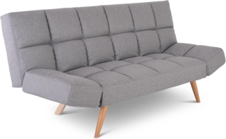 Raburg Schlafsofa 2-Sitzer, klappbare Gästebett-Funktion, Stoff, Yara, bequeme Liegefläche: 180 cm breit x 110 cm tief