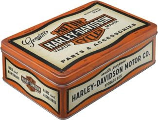Nostalgic-Art Keksdose Vorratsdose Flach - Harley-Davidson - Parts & Accessoires