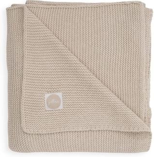 Jollein Basic Knit Babydecke Nougat 75 x 100 cm Beige