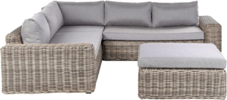 Lounge Set PALERMO Hellbraun