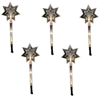 FHS LED-Lichterkette 35077 LED Leuchtstäbe 5er warmweiß Stern