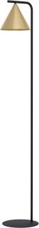 Eglo 99594 Stehleuchte NARICES schwarz messing-gebürstet, gold L:29,5 B:22 H:162cm mit Fußtrittschalter