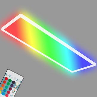 Briloner LED Panel Slim 58 cm, weiß, ultraflach, RGB