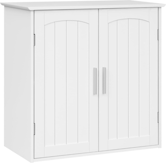 EUGAD Hängeschrank (1-St) Wandschrank mit Verstellbaren Ablagen, 60 x 30 x 60 cm