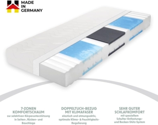 HOME DELUXE Matratze EMOTION TOP - 100x200 cm, H2