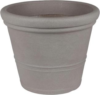 Pflanztopf Siena Rillen 52x43cm Sand Blumentopf Blumenkübel Übertopf Gartendeko