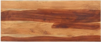 vidaXL Tischplatte 140x60x(2,5-2,7) cm Massivholz Akazie 327515