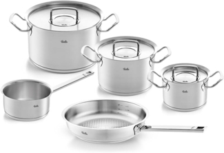 Fissler original-profi collection Topf-Set 5-tlg. mit Pfanne und Stielkasserolle