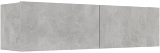 vidaXL Lowboard Betongrau 120×30×30 cm Spanplatte