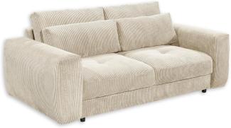 Ed Exciting Design 2-Sitzer Sofa – Modernes Design mit Komfort und Stil in Hochwertigem Zoom Cord-Stoff