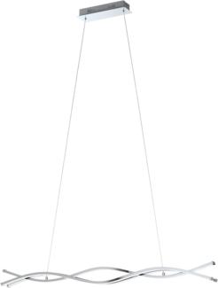 Eglo 96102 LED Hängeleuchte Lasana 2 in chrom und weiß 3X13W L:102 H:120cm höhenverstellbar
