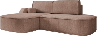 Ecksofa Koro (Farbe: Coral 45, Seite: Links)