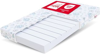 FDM Melody Kindermatratze 90x200 cm Kaltschaummatratze Höhe 10 cm Härtegrad H3 Öko-Tex Allergikergeeignet Bezug Waschbar Matratzenbezug Dumbo