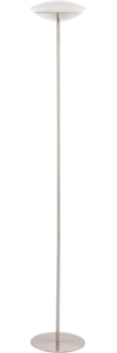 Eglo 97814 LED Stehleuchte FRATTINA-C nickel-matt weiß Ø29cm H:181,5cm dimmbar mit Connect Funktion