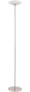 Eglo 97814 LED Stehleuchte FRATTINA-C nickel-matt weiß Ø29cm H:181,5cm dimmbar mit Connect Funktion