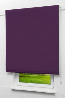 Lysel Outlet - Verdunkelungsrollo Purpurviolett, (B x H) 122.50cm x 190cm in violett/purpurviolett