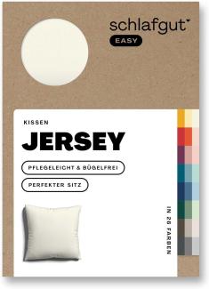 Schlafgut Kissenbezug EASY Jersey|Kissenbezug einzeln 80x80 cm| yellow-light