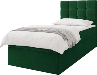 Boxspringbett Gazel Single (Farbe: Manila 35, Größe: 90 x 200)