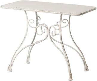 BigBuy Home Konsole Creme Eisen 100 x 52 x 76 cm