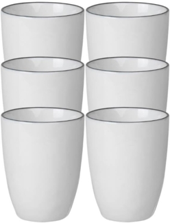 Broste Copenhagen SALT Espresso Becher ohne Henkel 0,1 l Set6