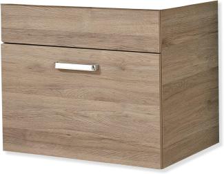 Pelipal Waschtischunterschrank Quickset 313 in Sanremo Eiche Terra quer Nachbildung, 63 cm breit | Waschtischunterschrank ohne Waschbecken mit 1 Schubkasten