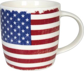 Könitz Becher Vintage Flag USA, Tasse, Kaffeebecher, New Bone China, Bunt, 350 ml, 11 7 275 2665