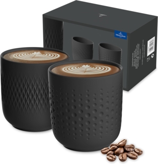 Villeroy & Boch Manufacture Collier Becher-Set 290 ml 2-teilig noir - DS