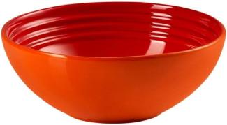 Le Creuset Salatschüssel 24 cm Ofenrot