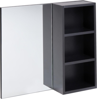 Bad-Spiegelschrank JOINVILLE 60 cm Schwarz