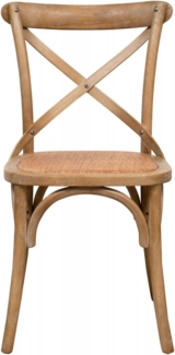 Biscottini Küchenstuhl aus Holz, 86 x 50 x 45 cm, Vintage-Stühle für Esszimmer, Stühle aus Holz, hergestellt in Italien